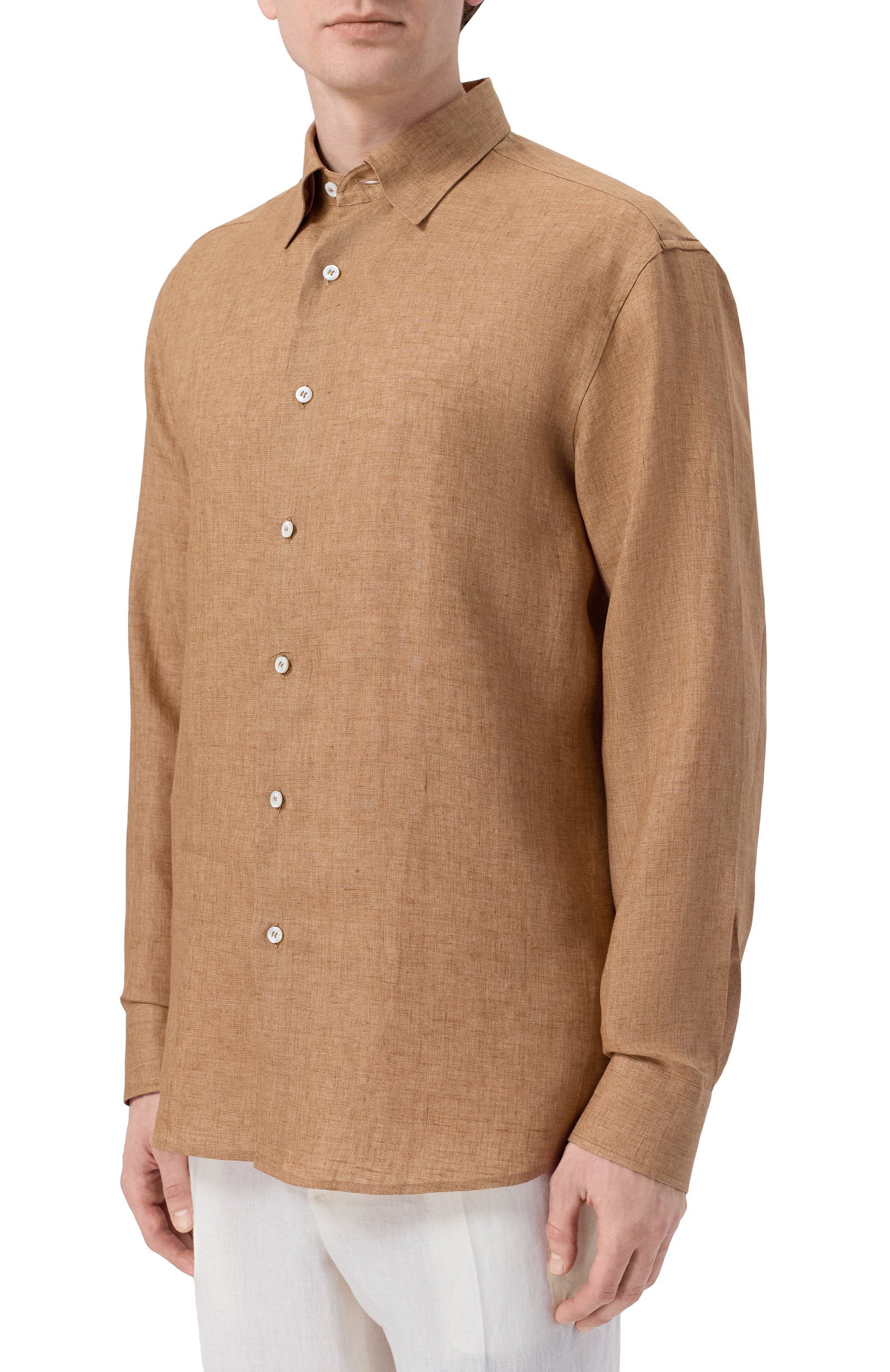 Льняная рубашка BRIONI, арт. SCAY0L/P9111, фото 3