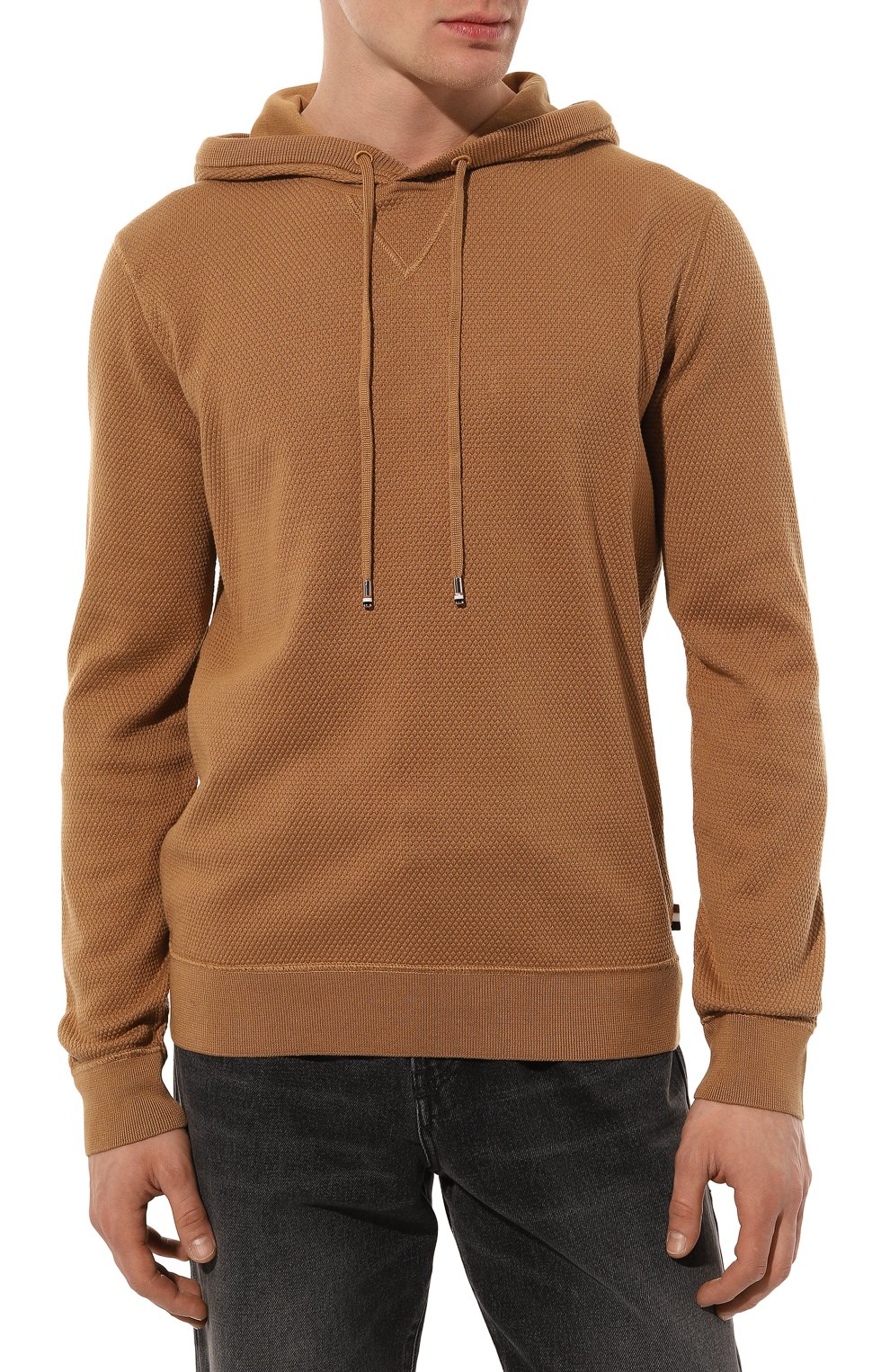 Хлопковое худи BOSS, арт. 50487117, фото 3