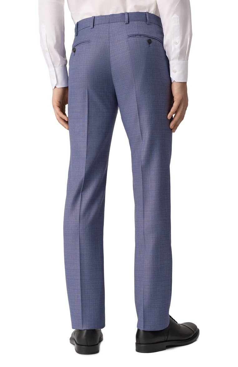 Мужской шерстяной костюм CORNELIANI синего цвета, арт. 256008-2518284_SET | Фото 7 (Рукава: Длинные; Материал подклада: Купро; Материал внешний: Шерсть; Костюмы М: Однобортный; Стили: Классический)