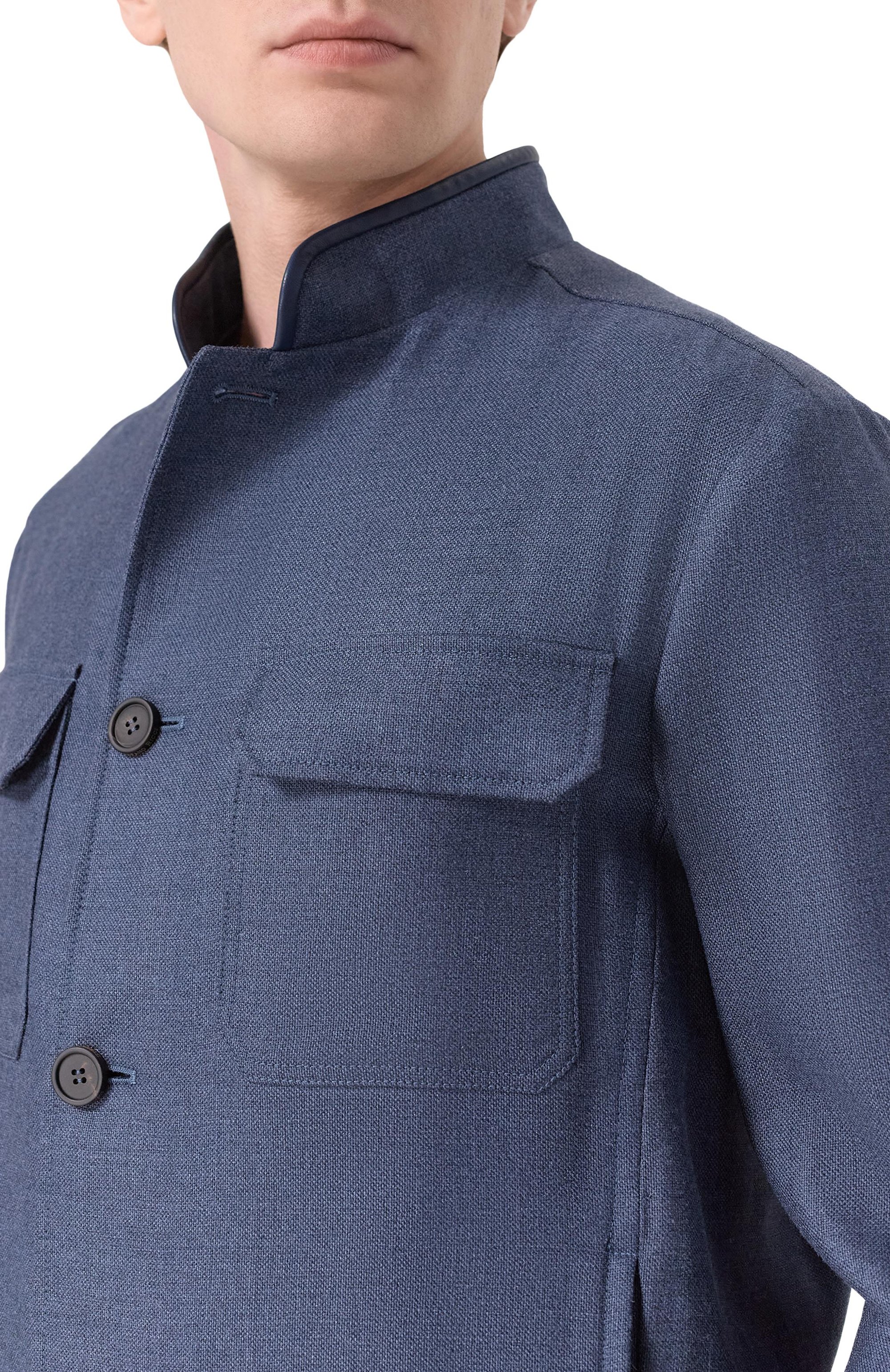 Бомбер из шелка и шерсти STEFANO RICCI, арт. M7J6100110/KL003U_001, фото 5