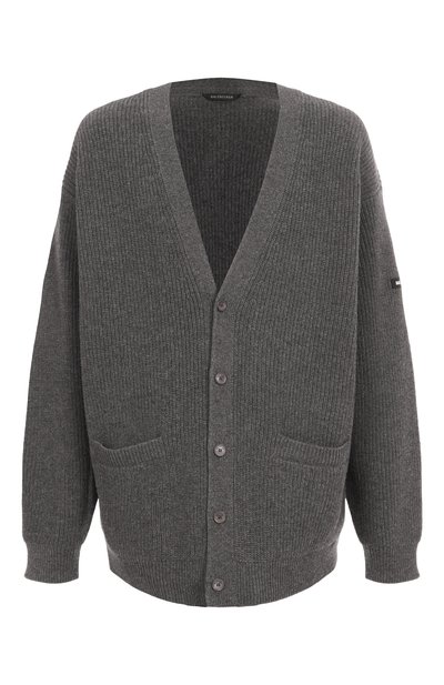 Мужской шерстяной кардиган BALENCIAGA, арт. 813062/T1703