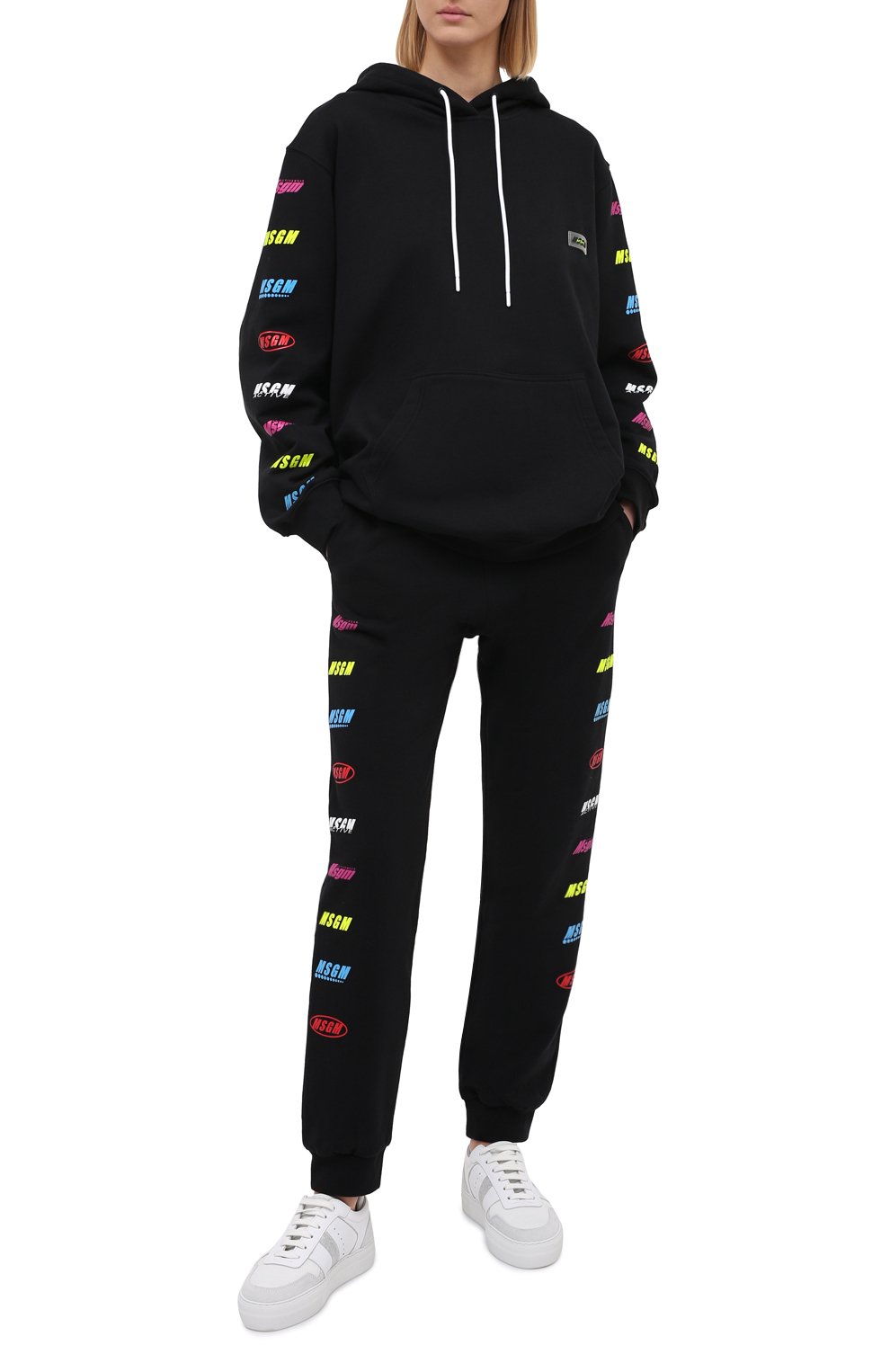Хлопковые джоггеры MSGM, арт. 2945MDP15 207649, фото 2