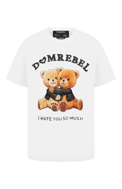 Женская хлопковая футболка DOMREBEL, арт. BESTIES/0VER TEE/W