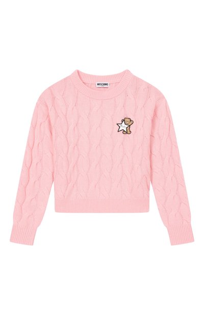 Свитер из вискозы и шерсти MOSCHINO, арт. HDW02I/LHE82