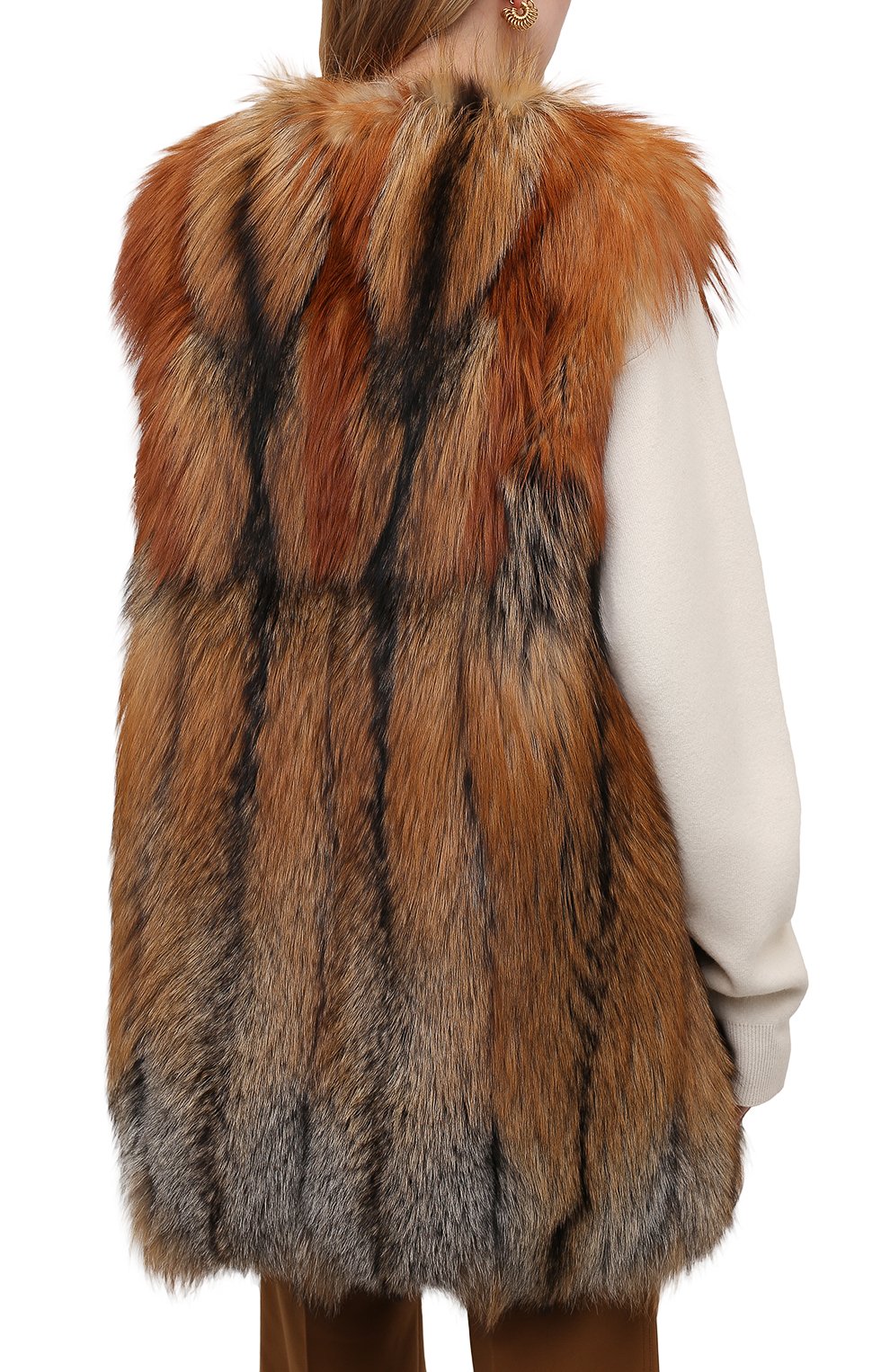 Жилет из меха песца VALENTINO, арт. QF0FC240VCF, фото 4