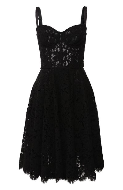 Женское хлопковое платье DOLCE & GABBANA, арт. F68A4T/HLMCL