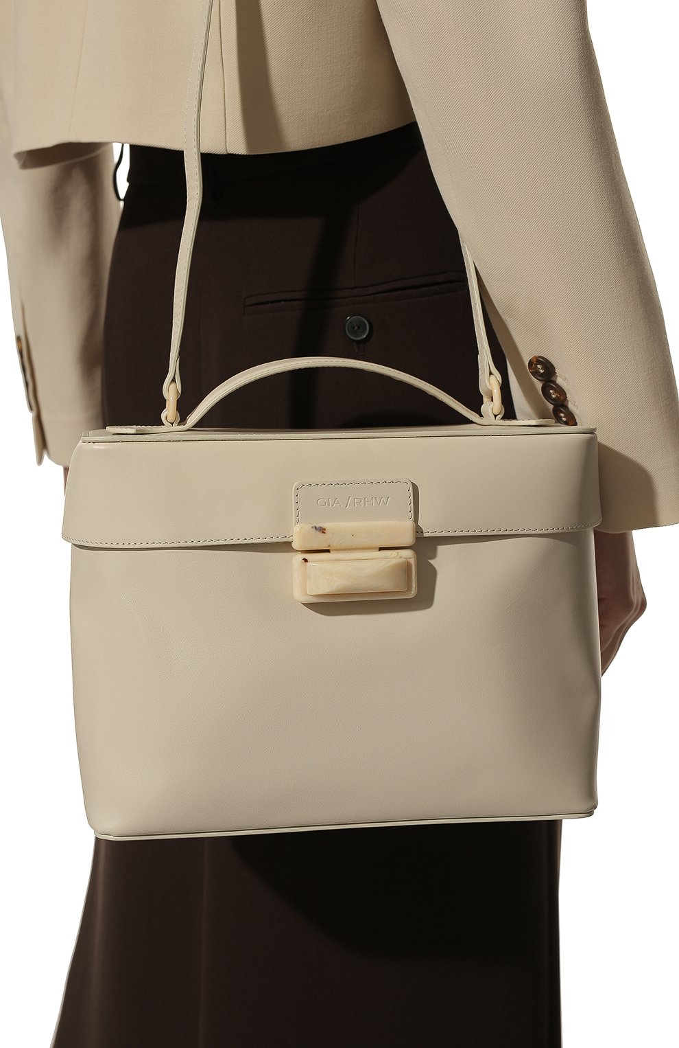 Сумка doctor GIABORGHINI молочного цвета по цене 89300 руб., арт. D0CT0R-BAG, фото 2 Сумка doctor GIABORGHINI, арт. D0CT0R-BAG, фото 2