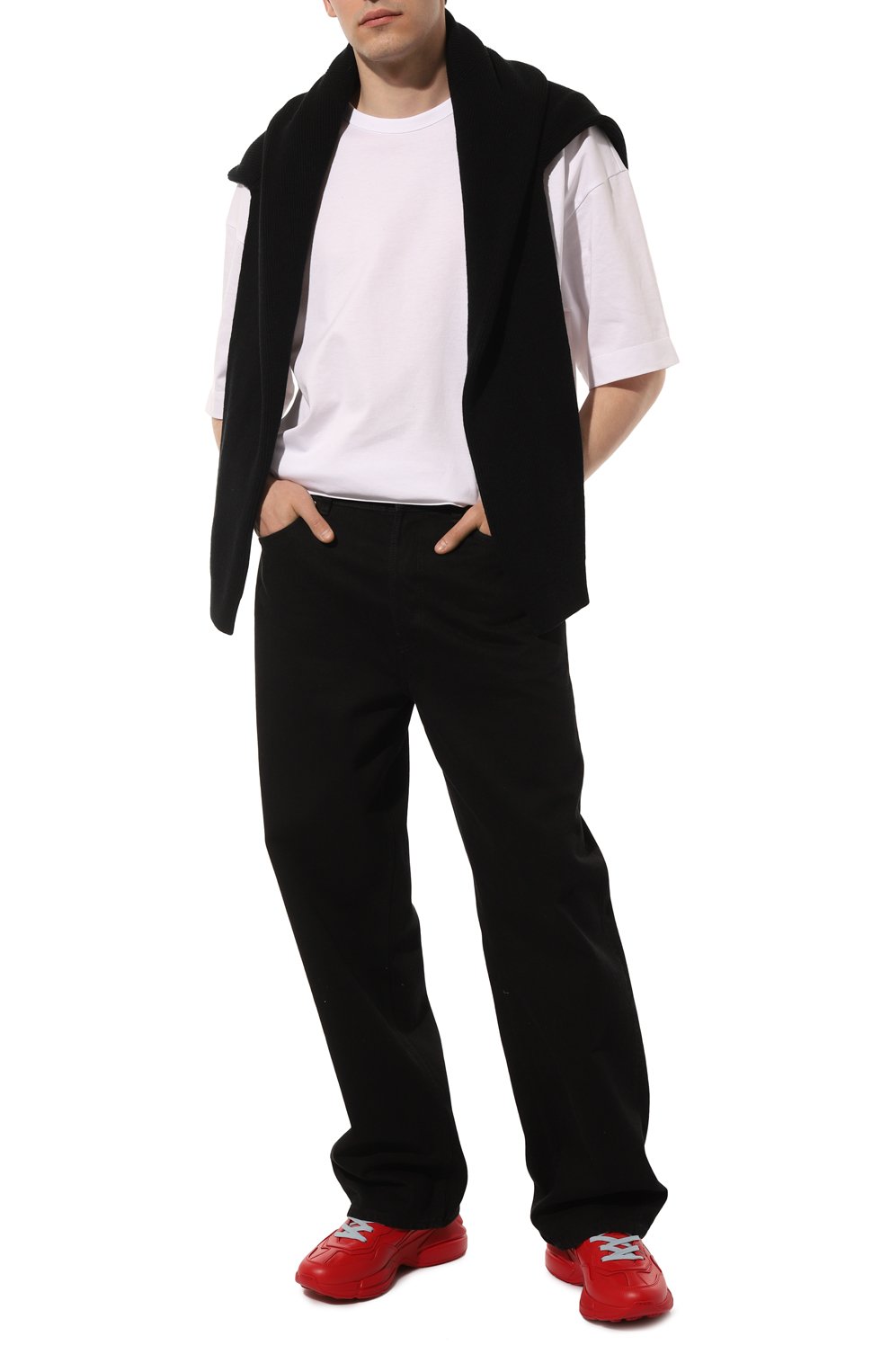 Кожаные кроссовки rhyton gucci 100 GUCCI, арт. 680868 DRW00, фото 2