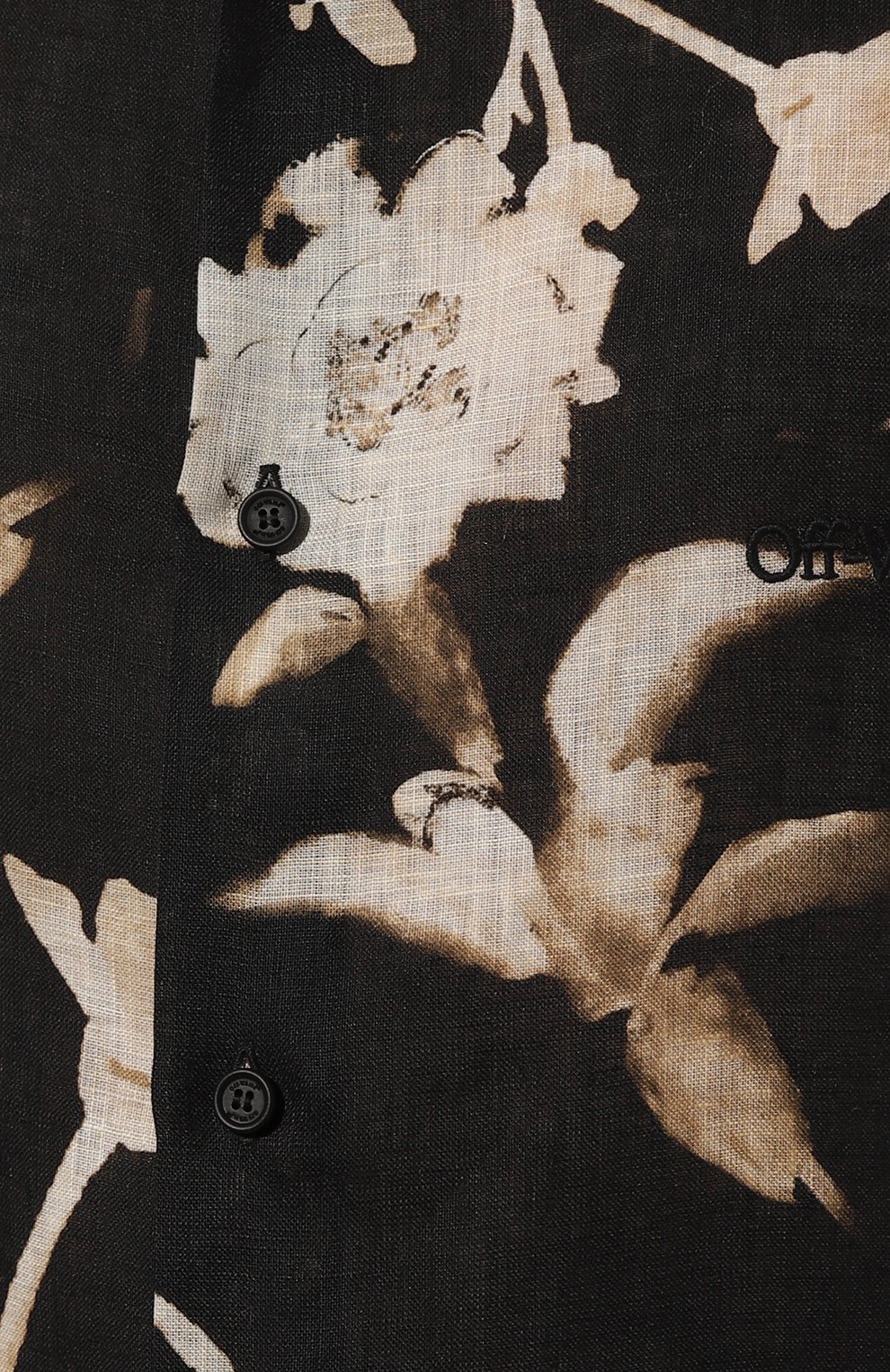 Льняная рубашка OFF-WHITE, арт. 0MGG013F24FAB003, фото 5