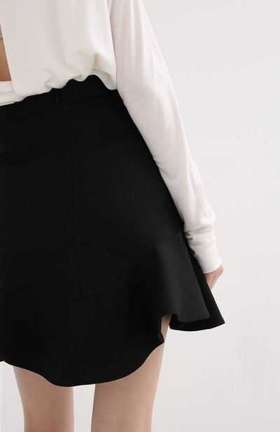 Юбка из шерсти и шелка ALEXANDER MCQUEEN, арт. 631506/QJAAA, фото 4