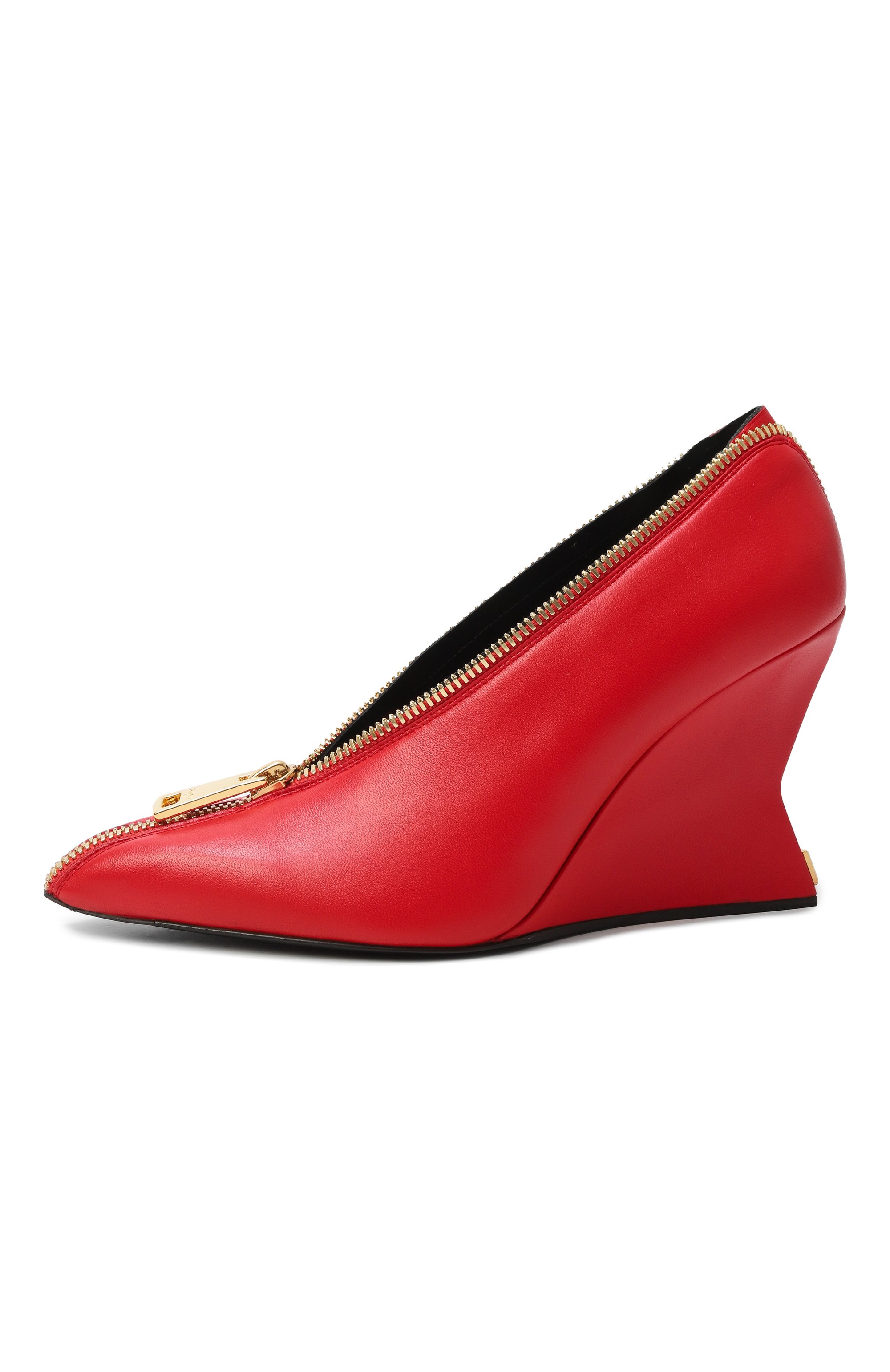 Кожаные туфли zip BALMAIN, арт. FN0UA175/LNAP, фото 4