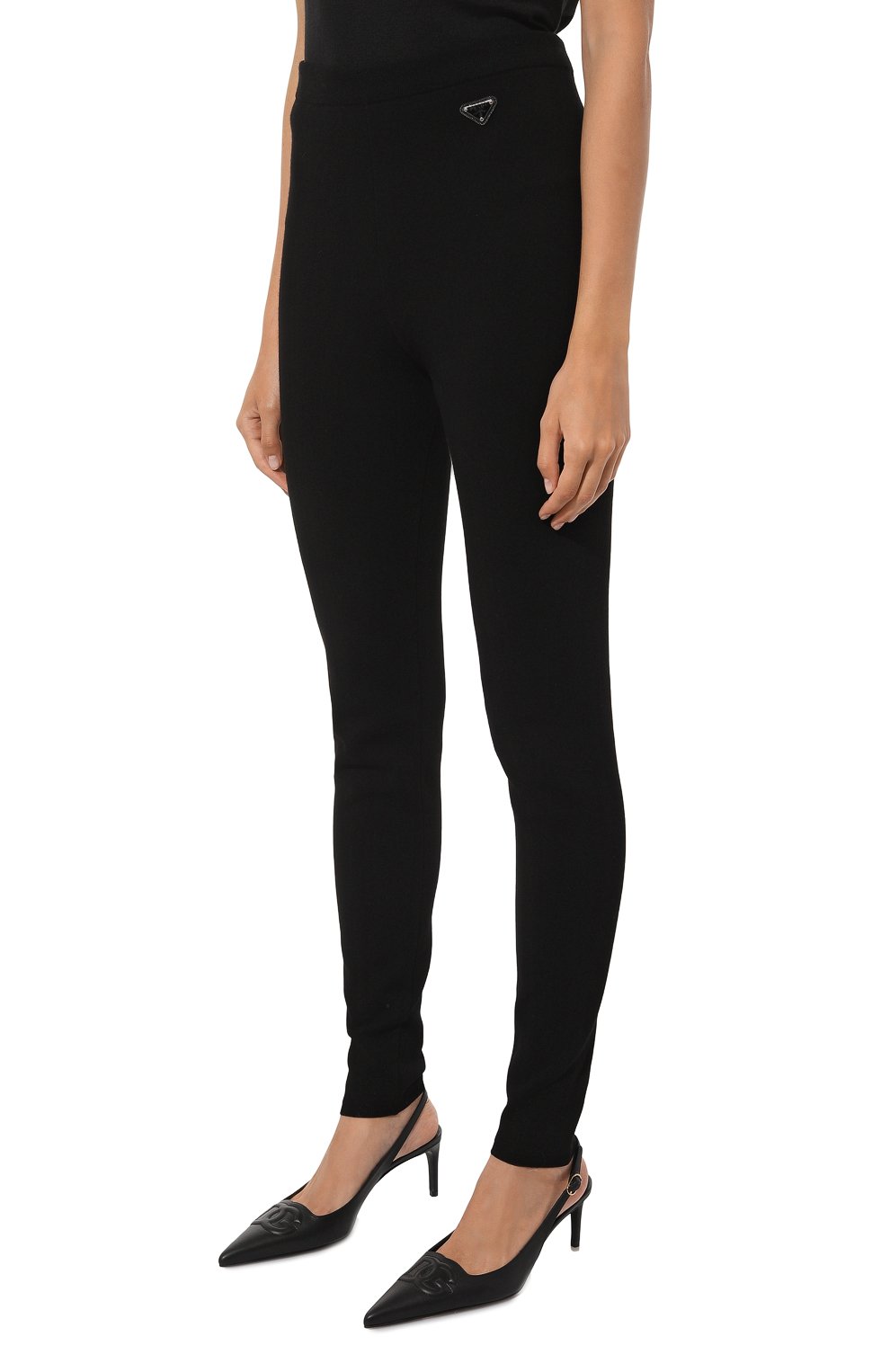 Легинсы из вискозы и шерсти PRADA, арт. 22225-1Y86-F0002-212, фото 3