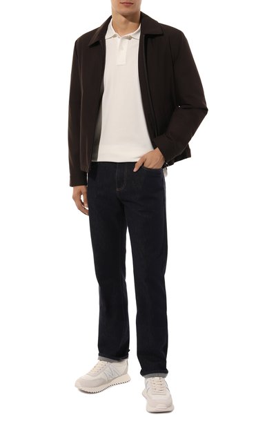 Хлопковое поло MONCLER белого цвета по цене 39950 руб., арт. 8A000-02-89A16, фото 2 Хлопковое поло MONCLER, арт. 8A000-02-89A16, фото 2