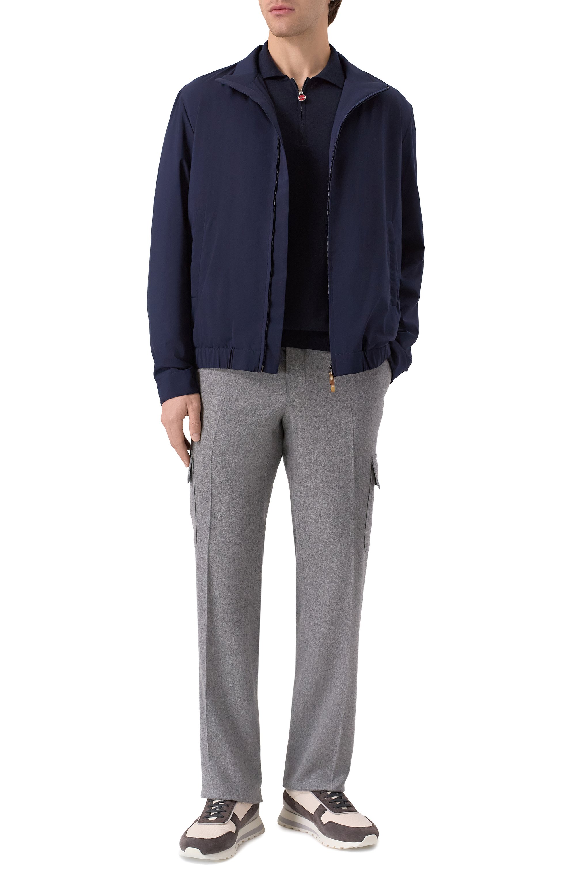 Поло из кашемира и шелка KITON, арт. UMKX05ZK4, фото 2