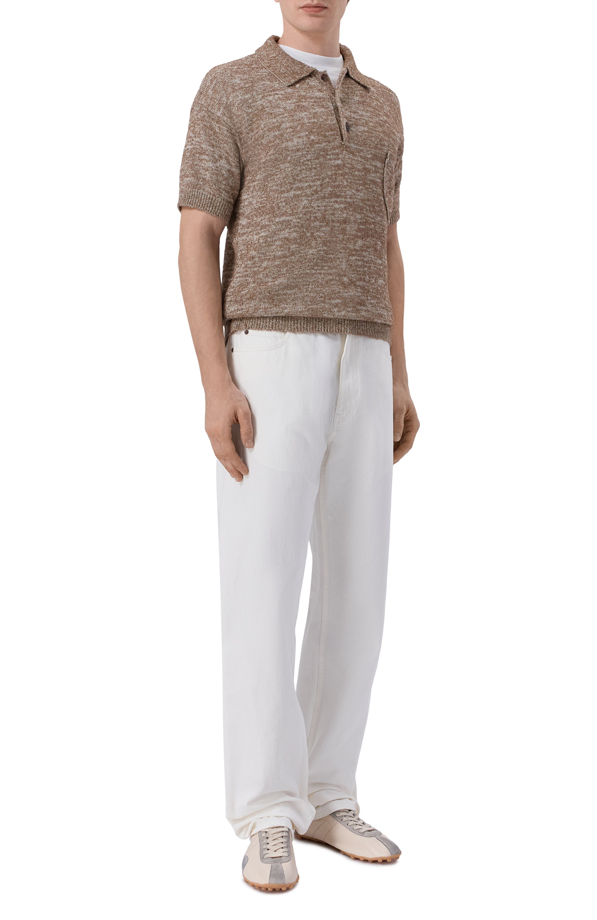 Поло из хлопка и шерсти MAISON MARGIELA, арт. S50GL0062/M13152, фото 2