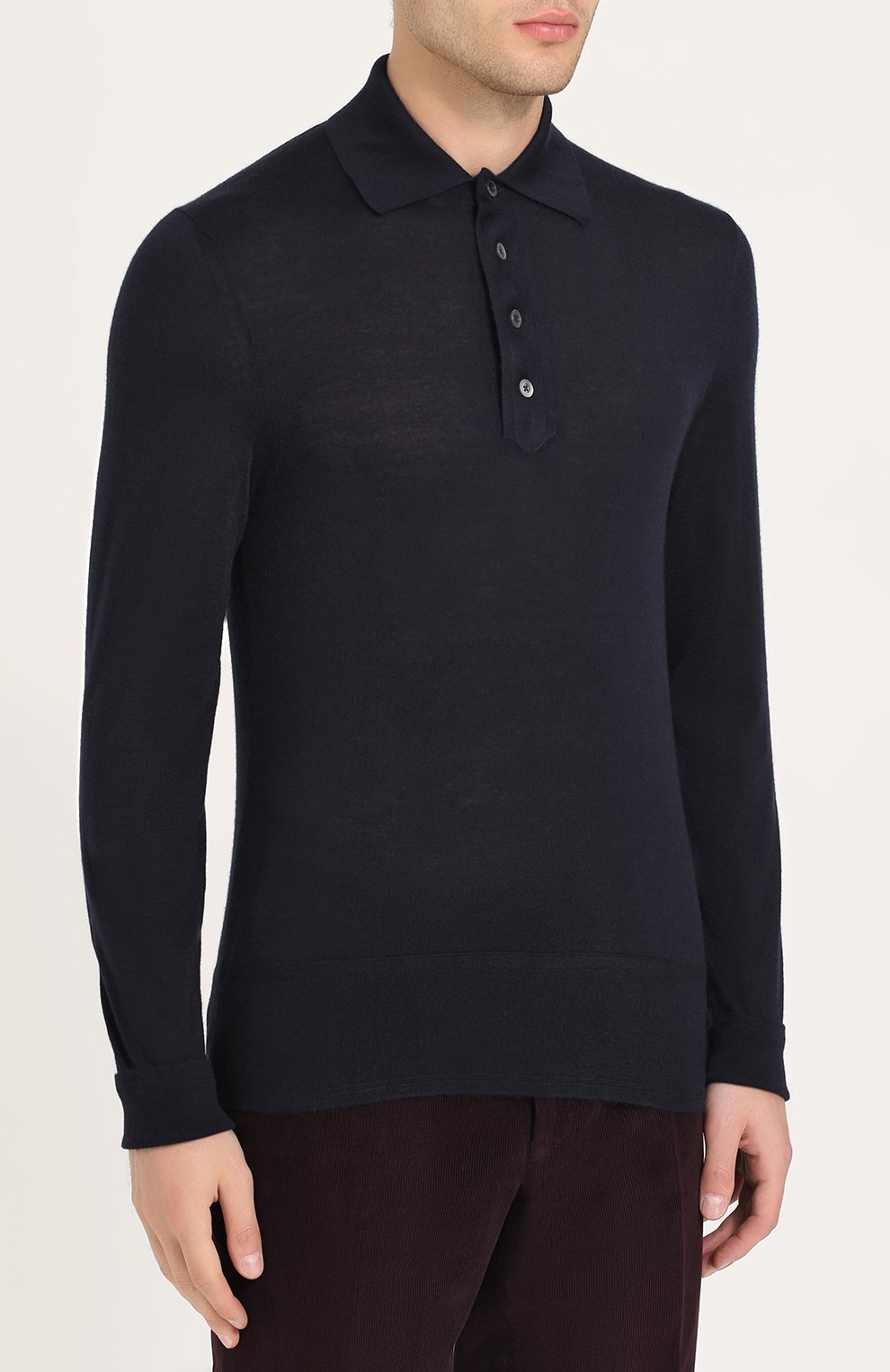 Кашемировое поло с длинными рукавами TOM FORD, арт. BNK00/TFK132, фото 3