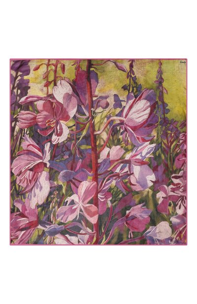 Шелковый платок иван-чай GOURJI, арт. T23WH7R/1, фото 3