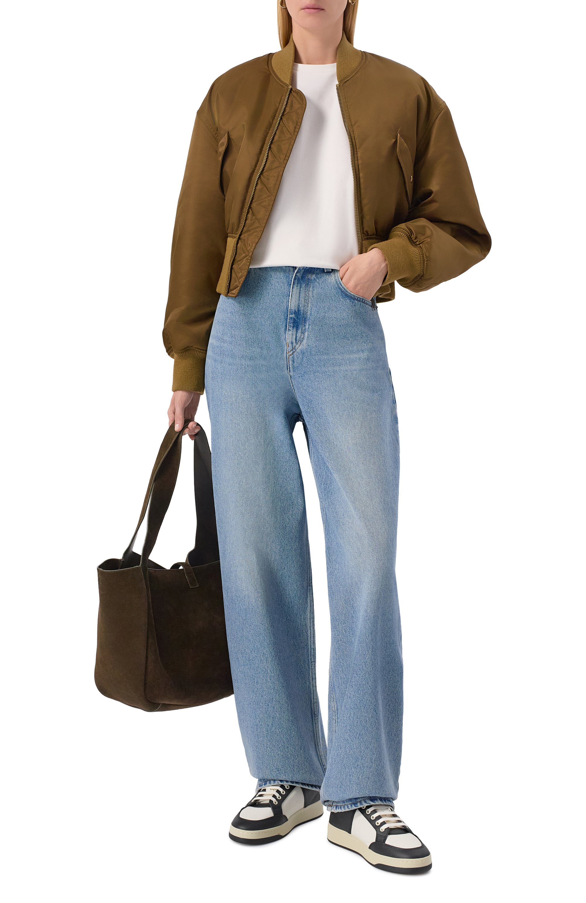 Кожаные кеды sl/61 SAINT LAURENT, арт. 713602/AAAWR, фото 3