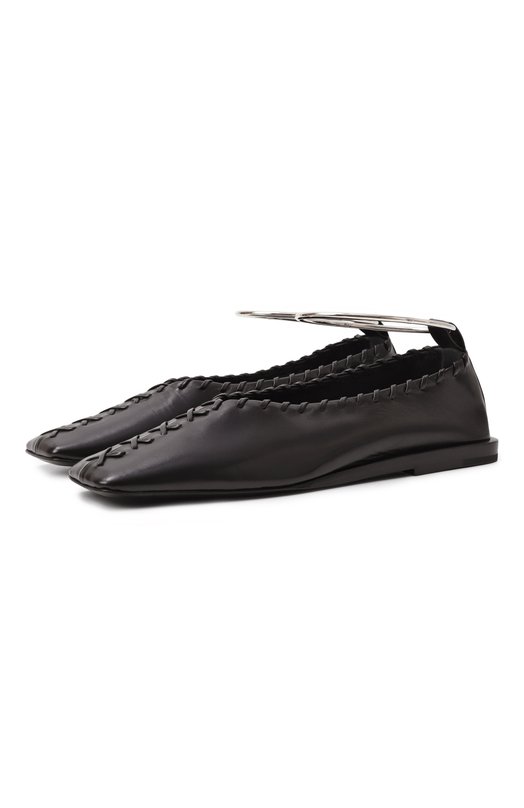 Кожаные балетки Jil Sander J15WZ0009/P4864 Чёрный J15WZ0009/P4864