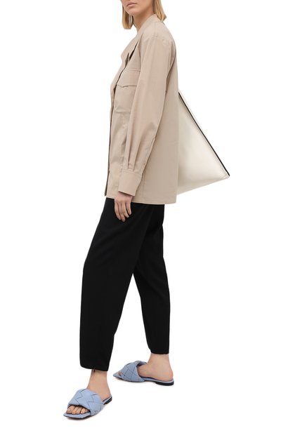 Кожаные шлепанцы lido BOTTEGA VENETA, арт. 608853/VBSS0, фото 2