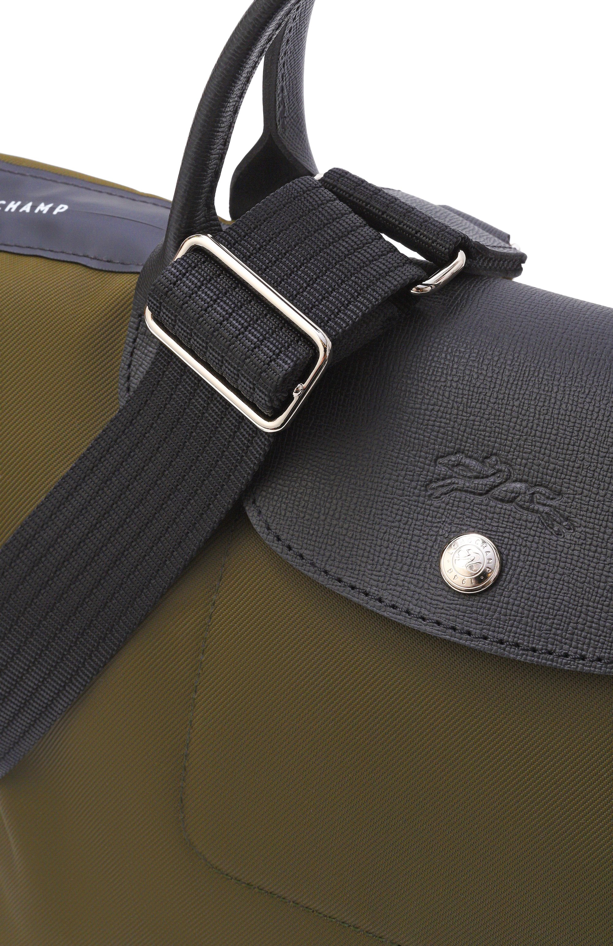 Сумка le pliage energy large LONGCHAMP хаки цвета по цене 37350 руб., арт. L1515HSR/HSR, фото 6 Сумка le pliage energy large LONGCHAMP, арт. L1515HSR/HSR, фото 6