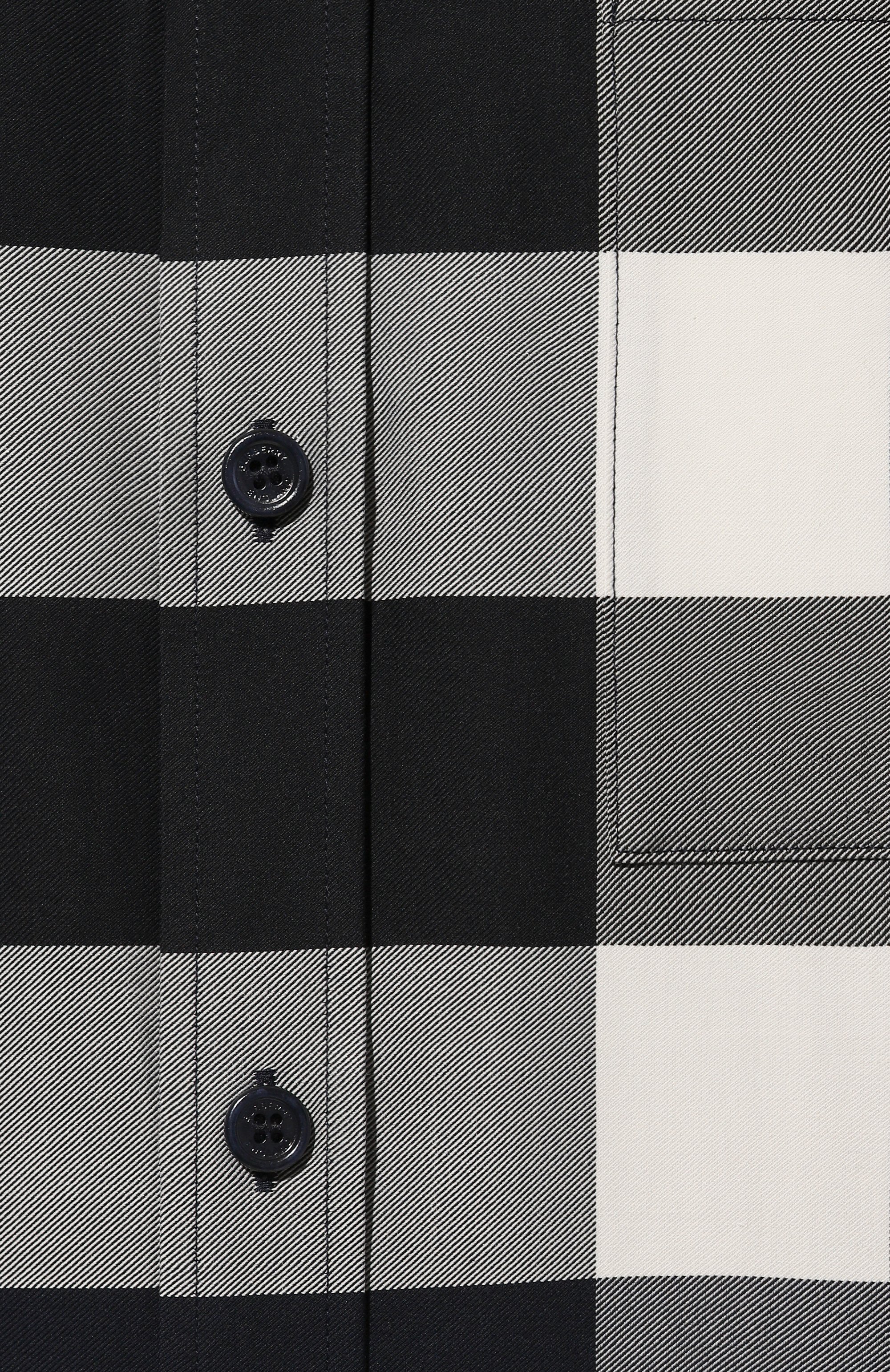 Хлопковая рубашка BURBERRY, арт. 8072940, фото 5