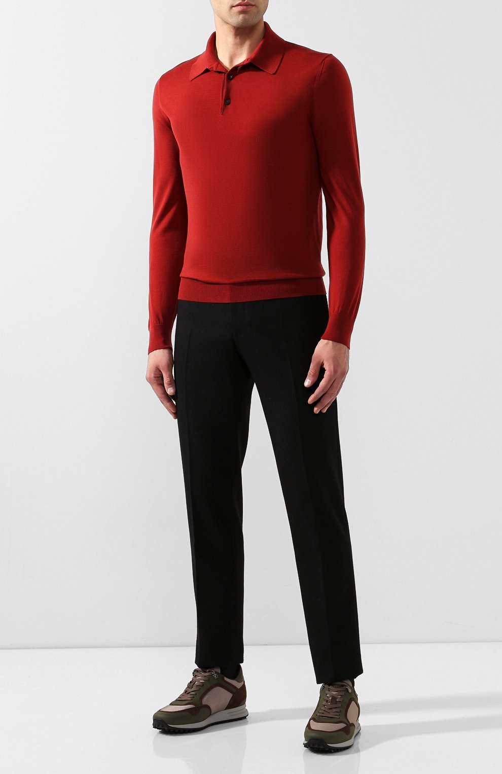 Шерстяное поло ZEGNA, арт. UTM00/132, фото 2