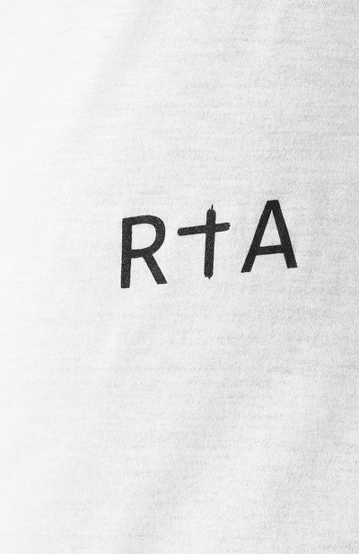 Хлопковая футболка RTA, арт. MH9347-7121WHT, фото 5