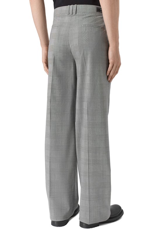 Шерстяные брюки Balmain GH1P0130/WD37 Серый  GH1P0130/WD37 Фото 4
