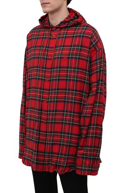 Хлопковая рубашка BALENCIAGA, арт. 681003/TLM19, фото 3