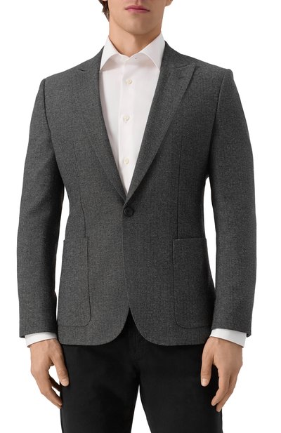 Пиджак из шерсти и хлопка HUGO, арт. 50544694, фото 5