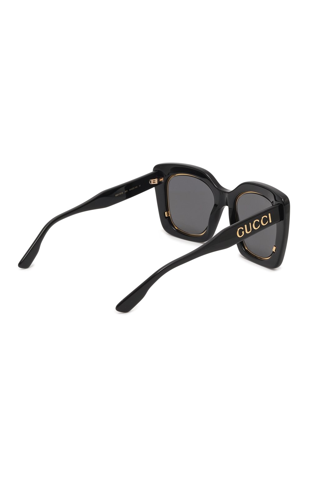 Солнцезащитные очки GUCCI черного цвета по цене 42150 руб., арт. GG1151S/691318 J0740, фото 4 Солнцезащитные очки GUCCI, арт. GG1151S/691318 J0740, фото 4
