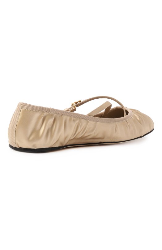 Текстильные балетки Vally Dolce & Gabbana CB0258/AD160 Бежевый  CB0258/AD160 Фото 5