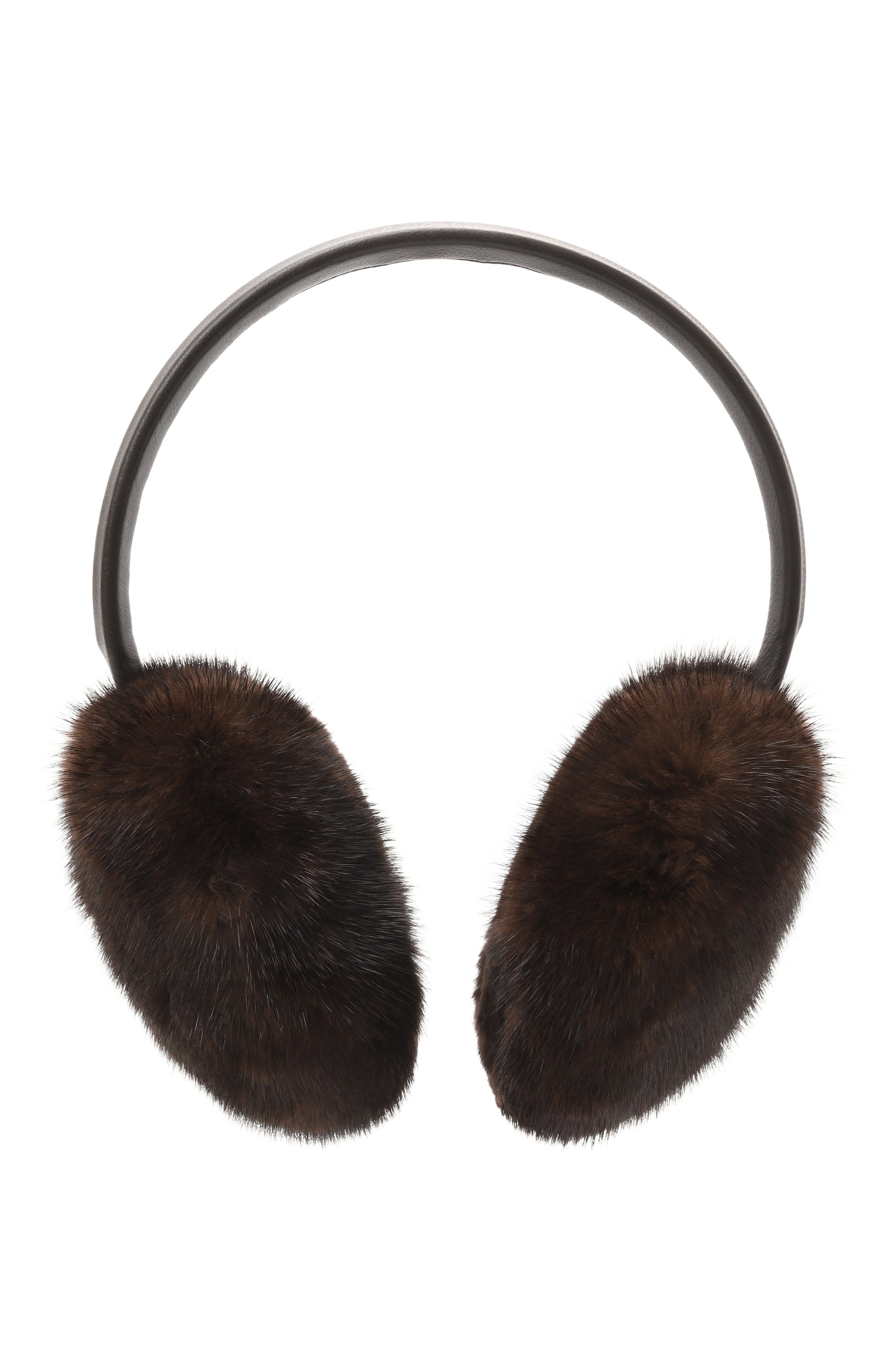 Меховые наушники из норки и кролика YVES SALOMON, арт. A303XXAGVI, фото 2