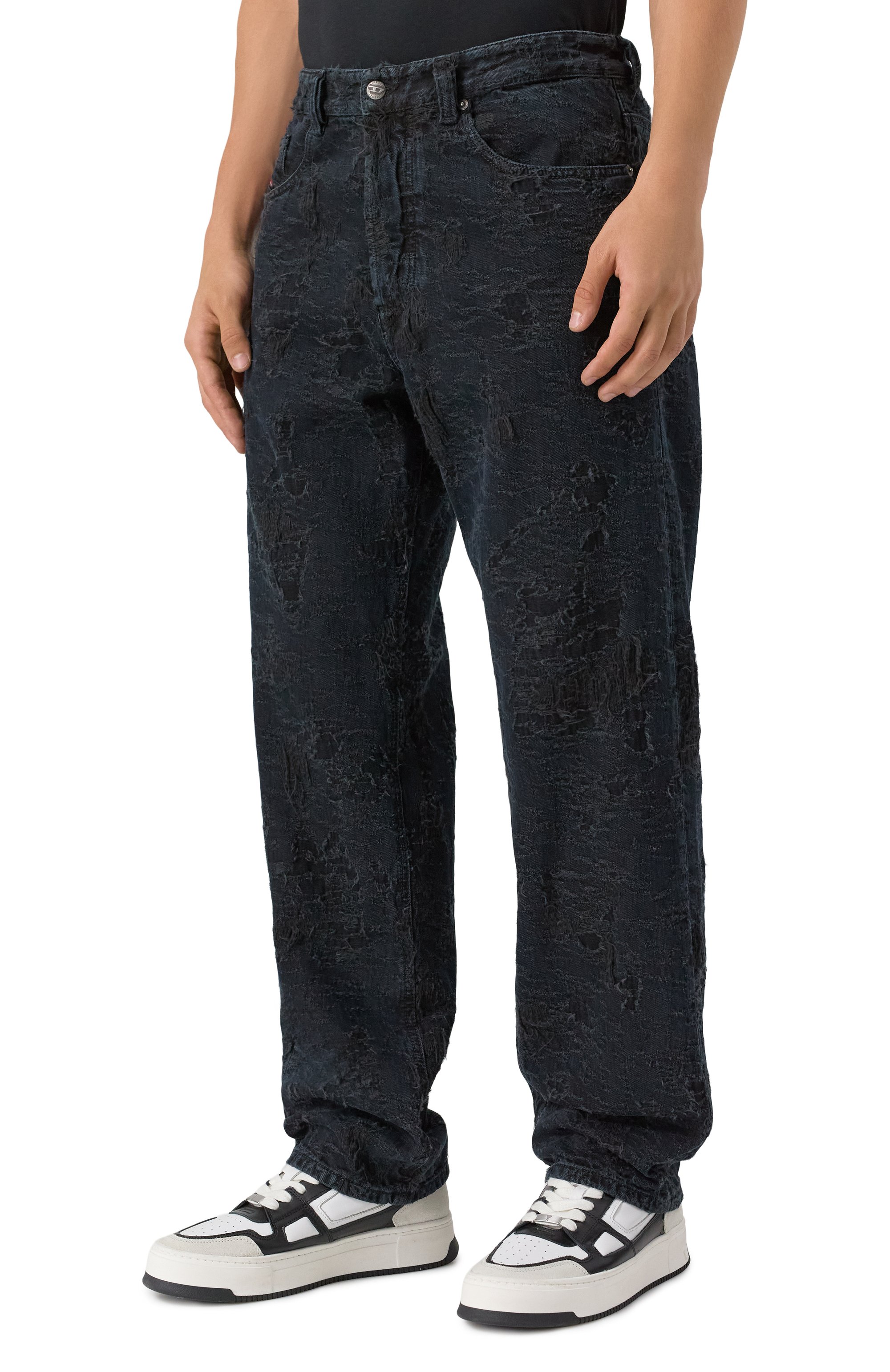 Джинсы 2024 d-macs DIESEL черного цвета по цене 46100 руб., арт. A18974/007BW, фото 3 Джинсы 2024 d-macs DIESEL, арт. A18974/007BW, фото 3