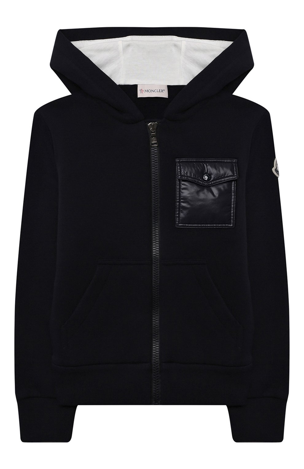 Комплект из толстовки и брюк MONCLER темно-синего цвета по цене 46200 руб., арт. G2-954-8M761-20-809B3/12-14A, фото 2 Комплект из толстовки и брюк MONCLER, арт. G2-954-8M761-20-809B3/12-14A, фото 2