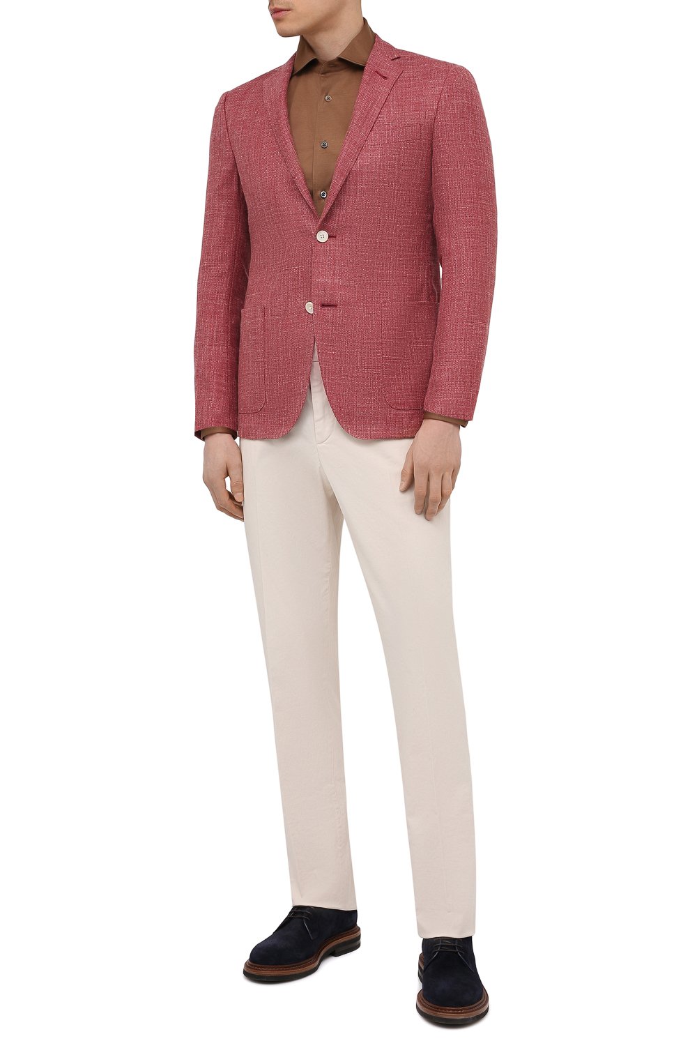 Хлопковая рубашка CORNELIANI, арт. 87P112-1111214/00, фото 2