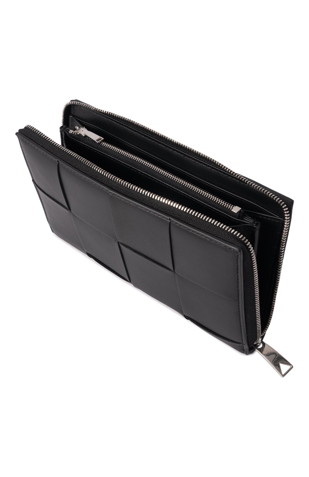 Кожаное портмоне BOTTEGA VENETA черного цвета по цене 135500 руб., арт. 651368/V3U01, фото 3 Кожаное портмоне BOTTEGA VENETA, арт. 651368/V3U01, фото 3