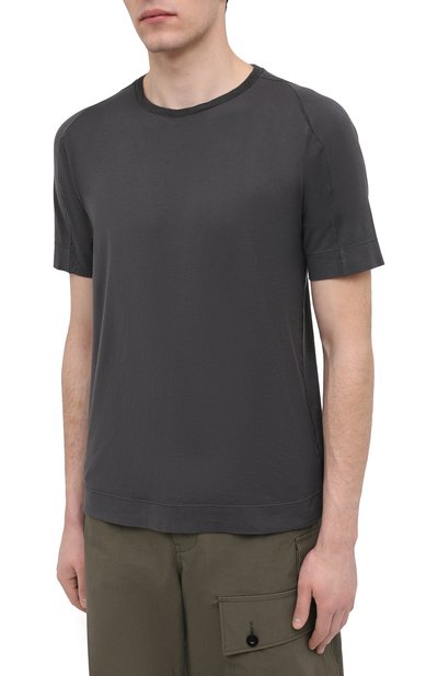 Футболка из хлопка и льна TRANSIT, арт. CFUTRN1360, фото 3