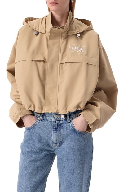 Ветровка M05CH1NO JEANS бежевого цвета по цене 52450 руб., арт. A0605/3220, фото 3 Ветровка M05CH1NO JEANS, арт. A0605/3220, фото 3