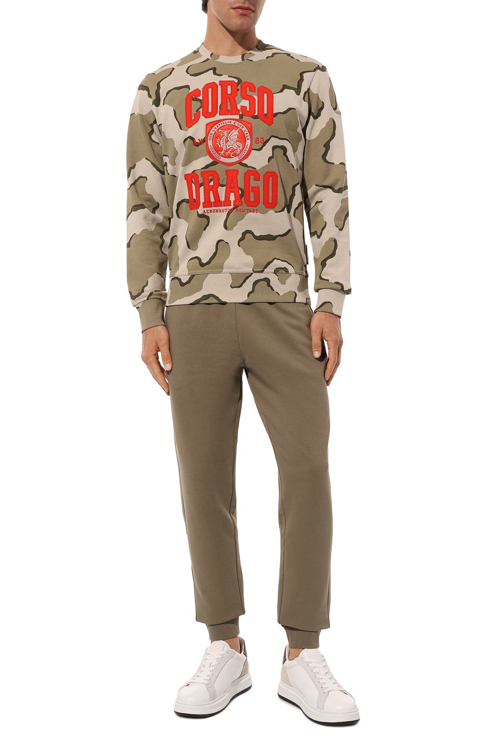 Хлопковый свитшот AERONAUTICA MILITARE, арт. 242FE1927F561, фото 2