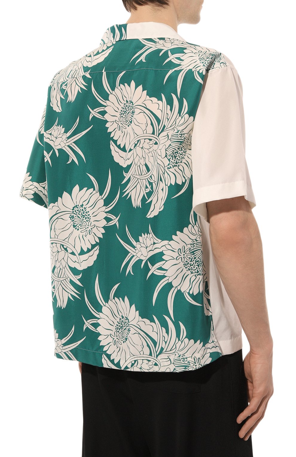 Шелковая рубашка PRADA, арт. UCS406-1ZW1-F0363-212, фото 4