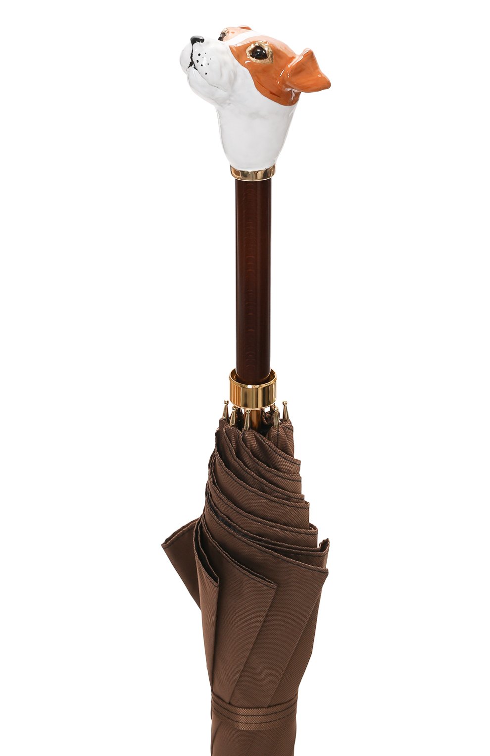 Зонт-трость PASOTTI OMBRELLI коричневого цвета по цене 43550 руб., арт. 479/RAS0 0XF0RD/2/K81, фото 5 Зонт-трость PASOTTI OMBRELLI, арт. 479/RAS0 0XF0RD/2/K81, фото 5