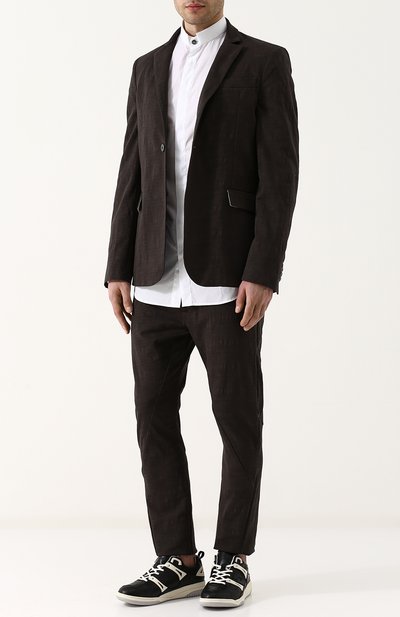 Хлопковая рубашка с воротником-стойкой MANUEL MARTE, арт. S6101=S01, фото 2