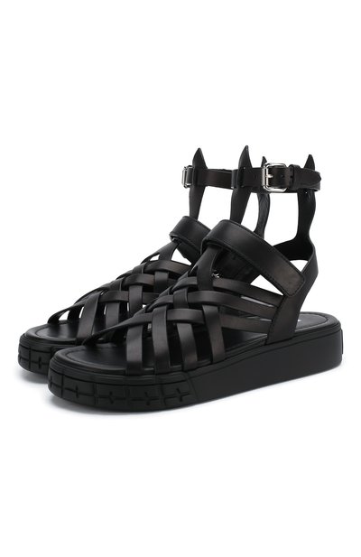 Кожаные сандалии PRADA, арт. 1X958L-248-F0002-30, фото 1