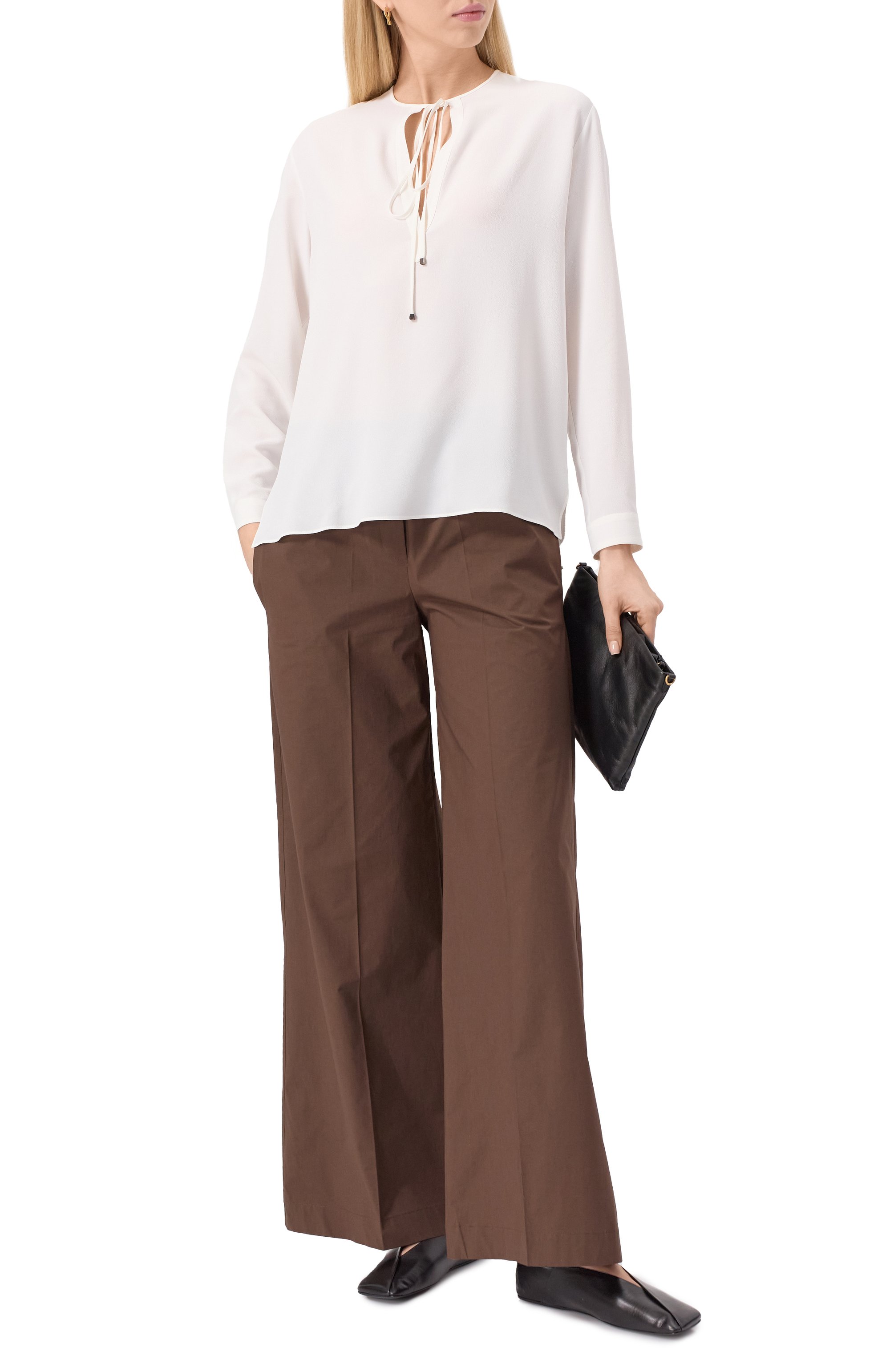 Хлопковые брюки ANTONELLI FIRENZE, арт. L8737N/135B, фото 2