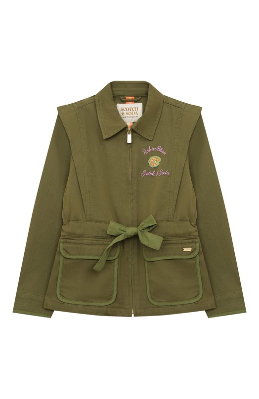 

Хлопковая куртка Scotch and Soda, Хаки