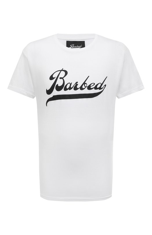 

Хлопковая футболка Barbed, Белый