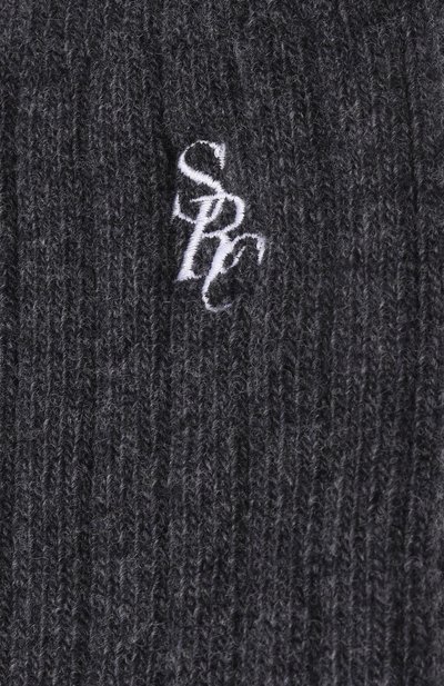 Носки из шерсти и кашемира SPORTY AND RICH, арт. AC07864302GY11, фото 2