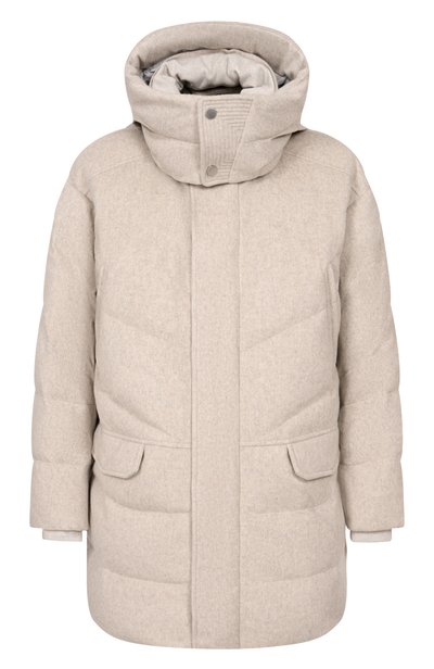 Мужская пуховик из кашемира и шерсти KITON, арт. UGK211BK0271L